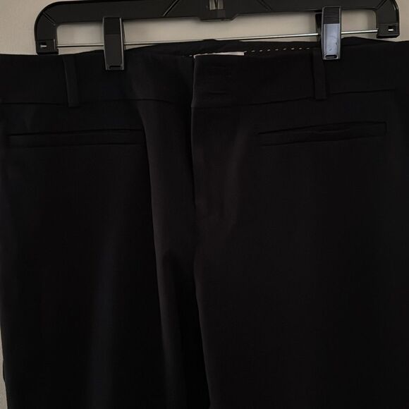 Anthropologie the essential slim black cropped/ankle pants size 14 - Picture 5 of 5